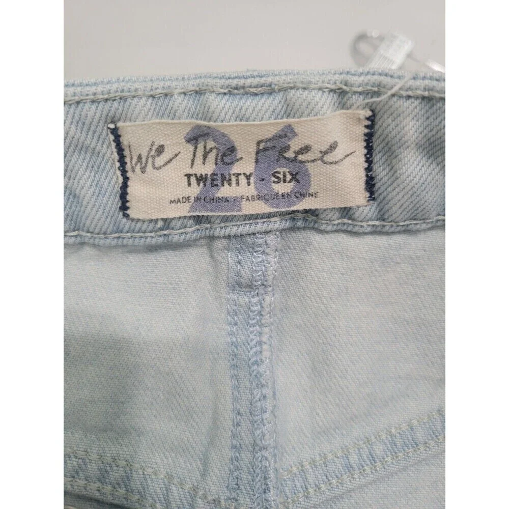 Free People  women’s Denim Mini Skirt Size 26